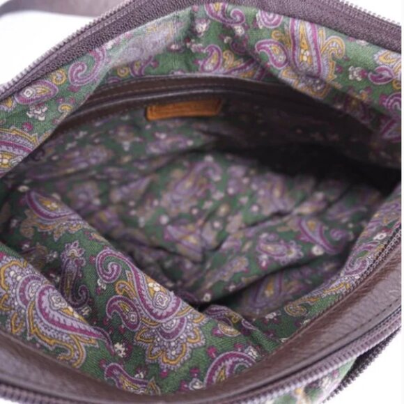 LEATHER LOFT Brown Full Grain Cowhide Crossbody Bag - Picture 4 of 10